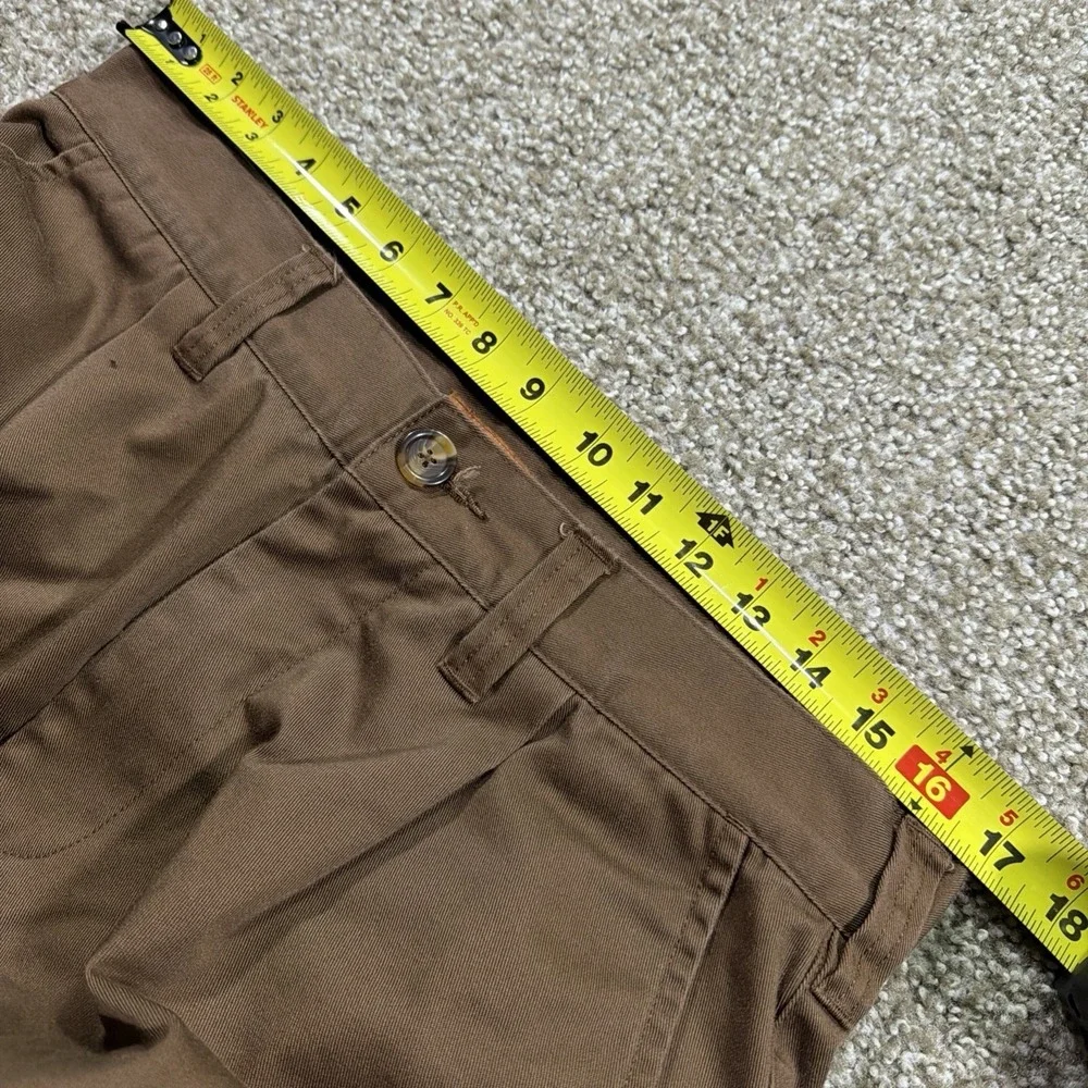 Golf Le Fleur Wang Brown Chino Pants Embroidered Size 34/30 Great Condition